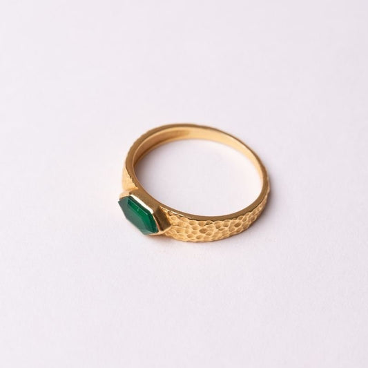 Anillo Stamp Small Verde Ed. Limitada
