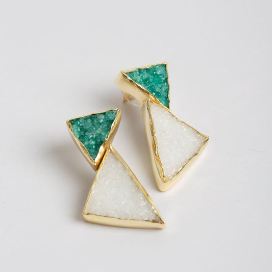 Pendientes Debod Ed. Limitada Verde y Blanco