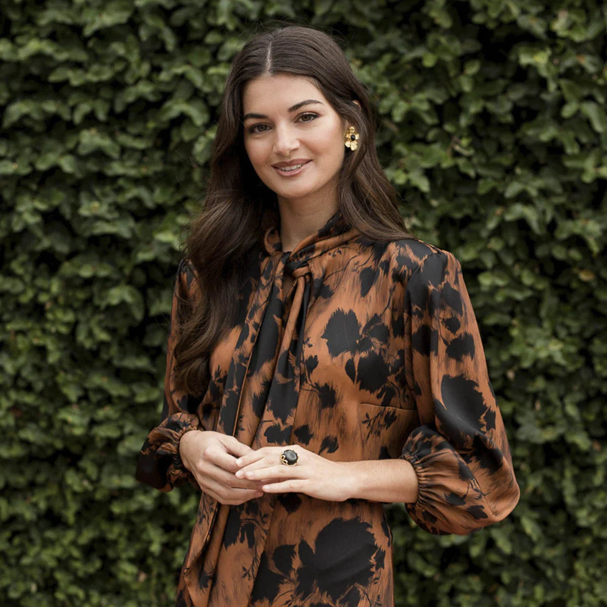 Anillo Checa Liso Negro