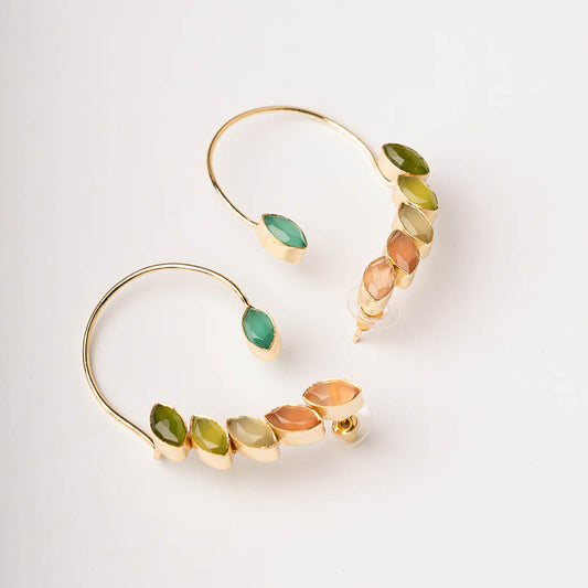 Pendientes Earcuff Cometa Ed. Limitada Multicolor Drax