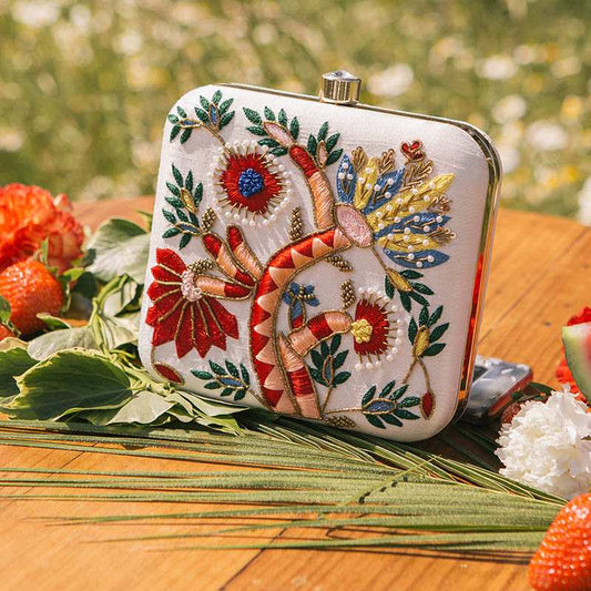 Bolso Cuadrado Bagh Rojo