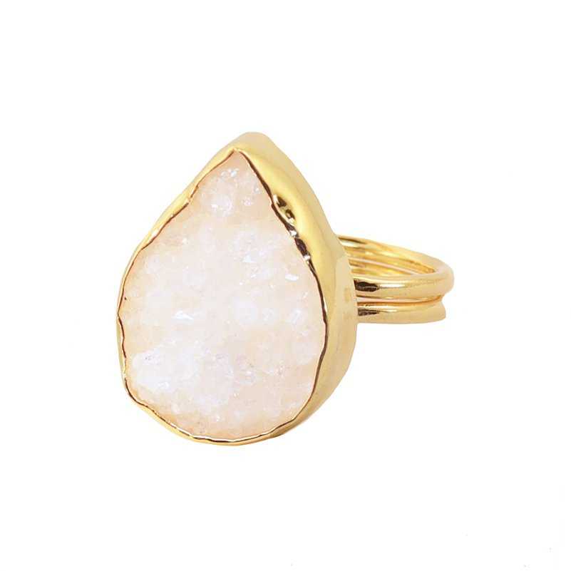 Anillo Formentera Drusa Blanco