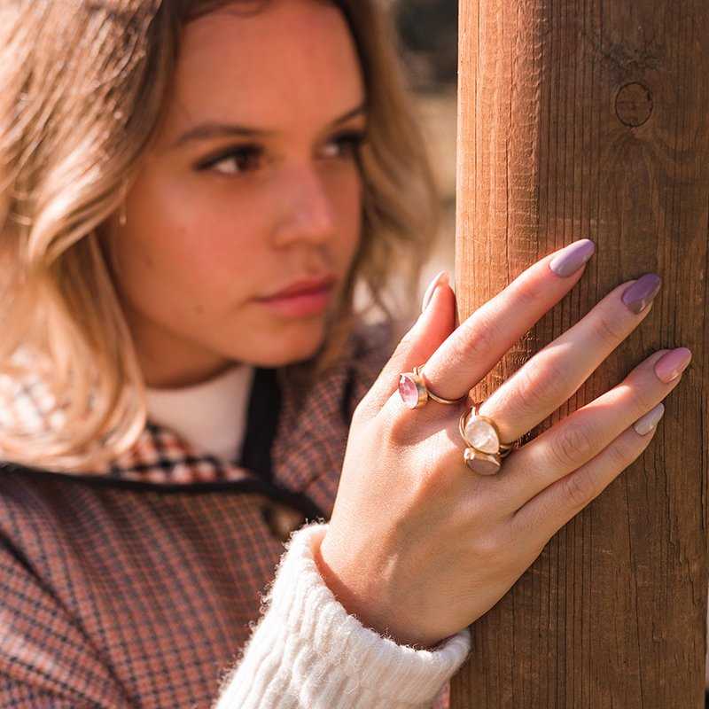 Anillo Berlín Rosa claro