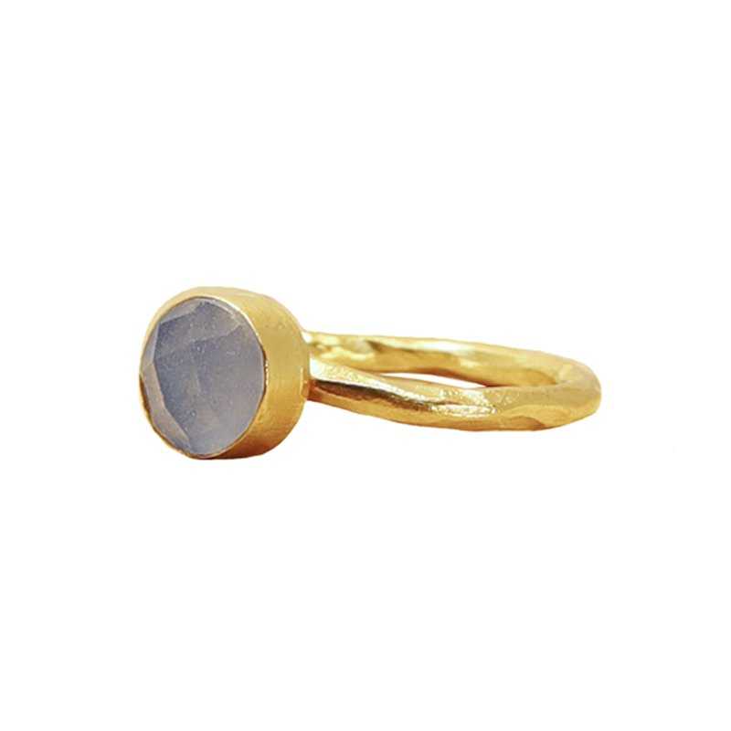Anillo Polak Azul claro