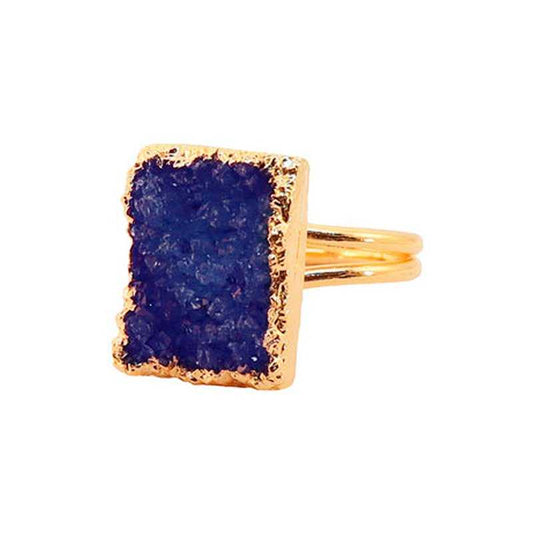 Anillo Piet Azul oscuro