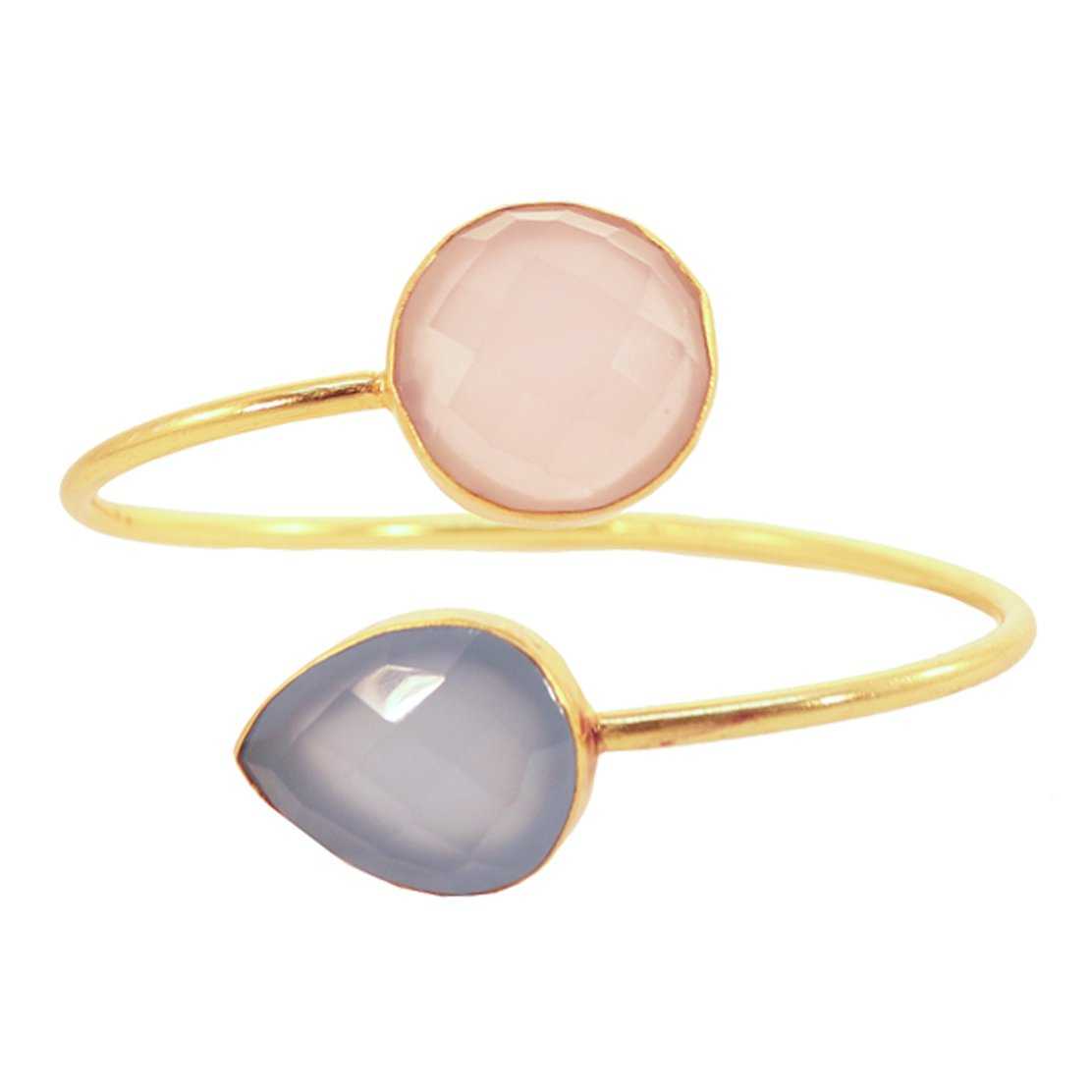 Brazalete Cg Rosa claro y Azul claro