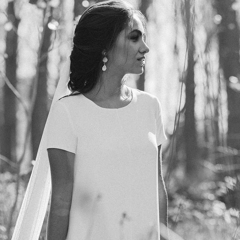 Pendientes Acanthus Blanco