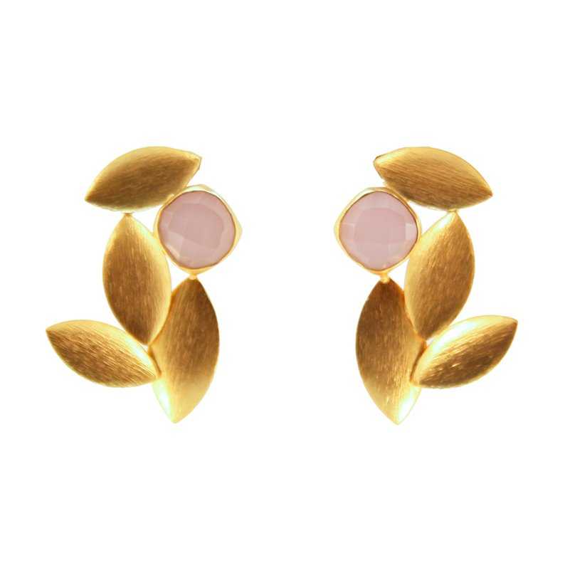 Pendientes Agar Rosa claro