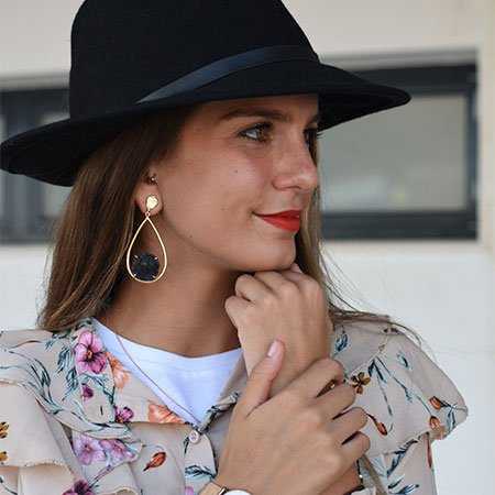 Pendientes Alila Negro