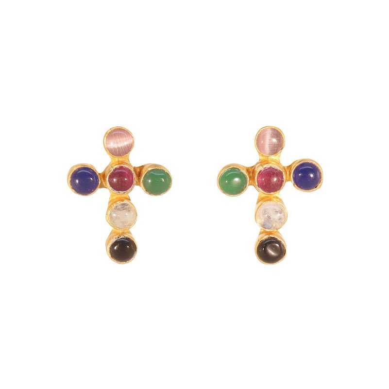 Pendientes Almudena Small Multicolor