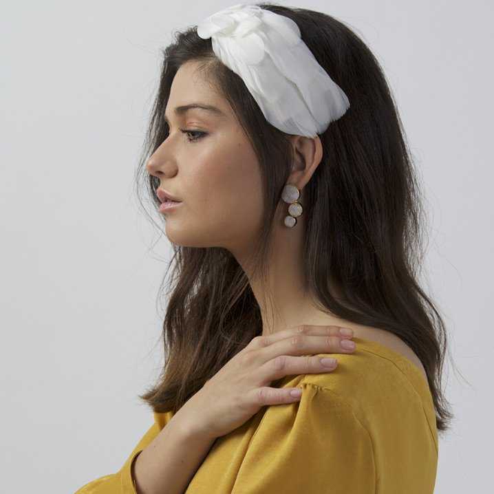 Pendientes Amiran Blanco