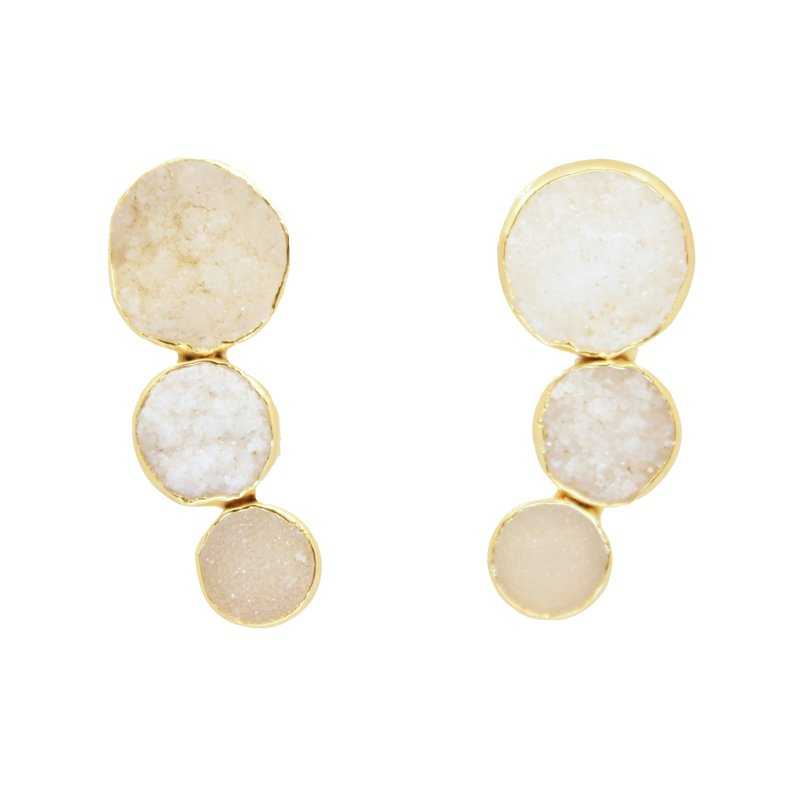 Pendientes Amiran Blanco