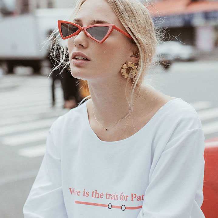 Pendientes Noria Stone Blanco