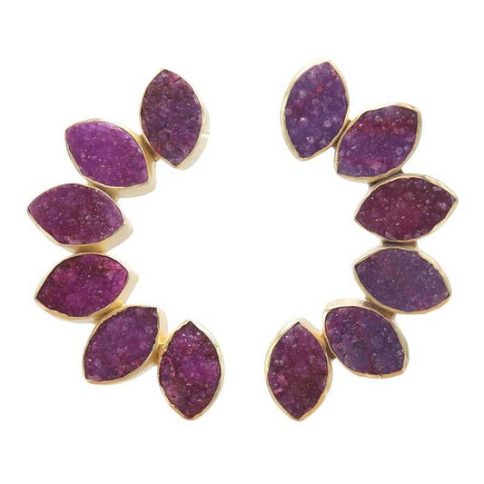 Pendientes Boreal Fucsia mo