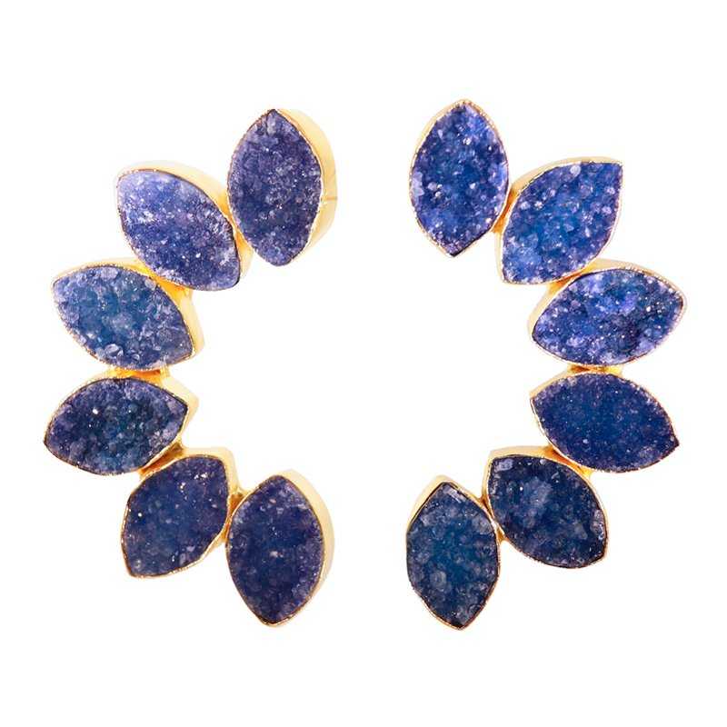 Pendientes Boreal Azul