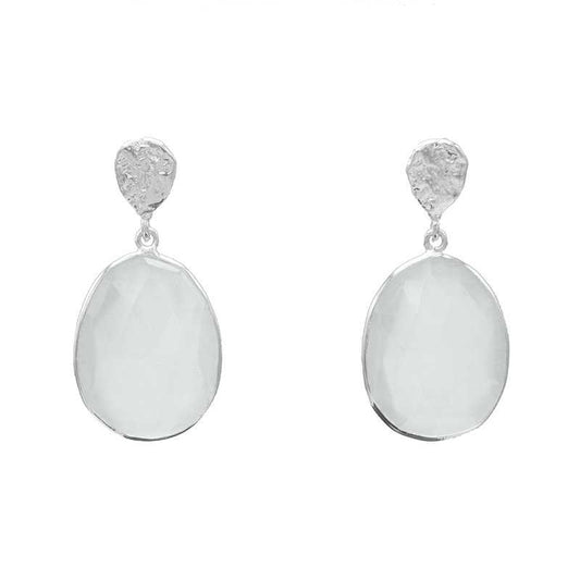 Pendientes Karamel Plata Blanco
