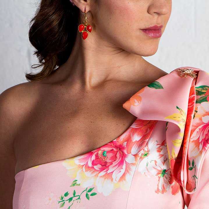 Pendientes Aros Coco Rojo (Desmontables)
