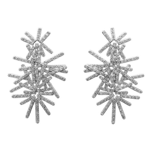 Pendientes Euforia Plata Shine