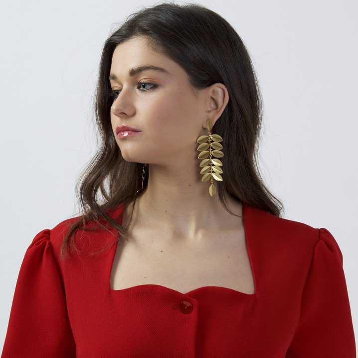 Pendientes Ficus - Black One