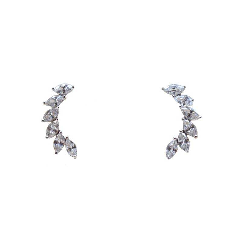 Pendientes Gabriela Plata Shine