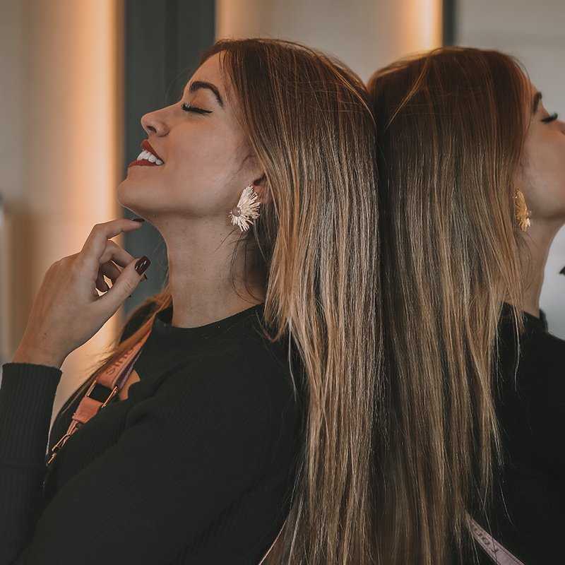 Pendientes Gran Vía Rosa claro