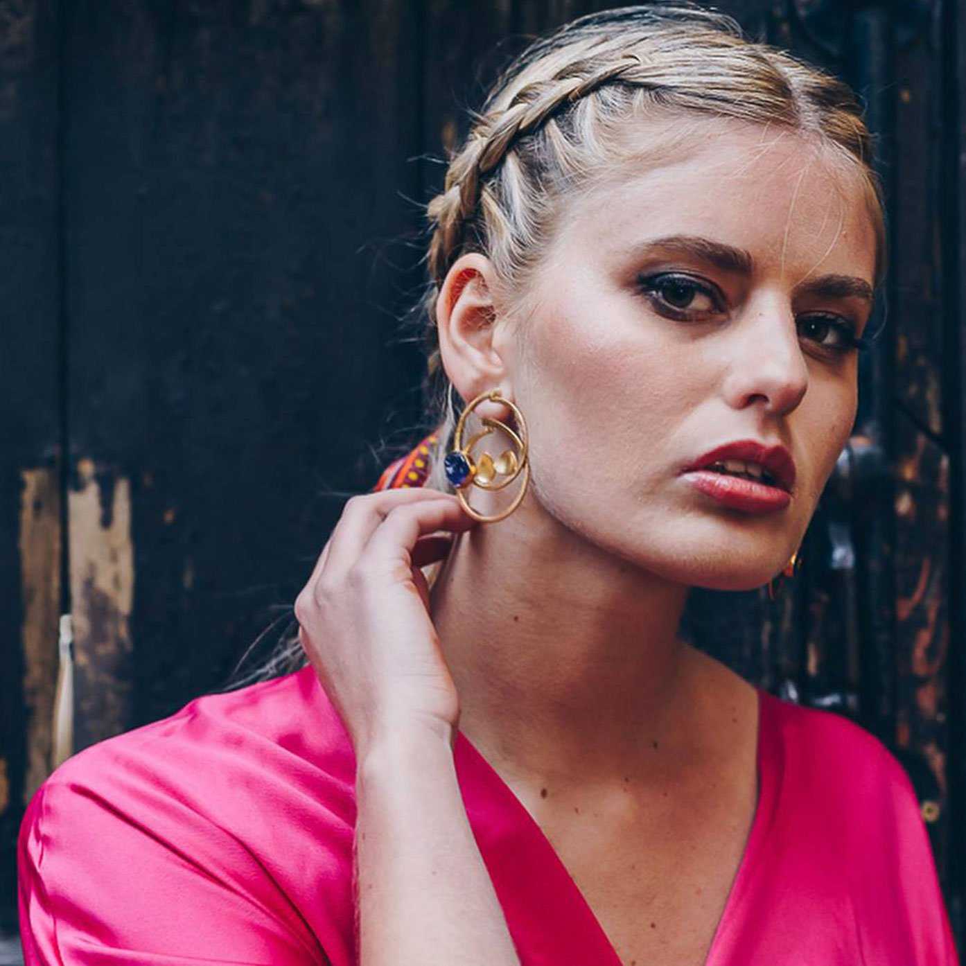 Pendientes Gran Nudum Negro