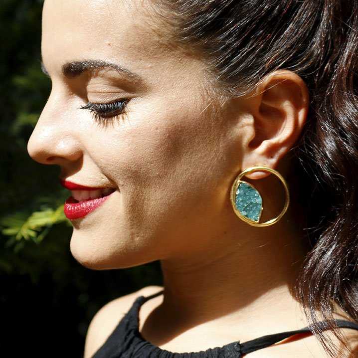 Pendientes Hera Verde