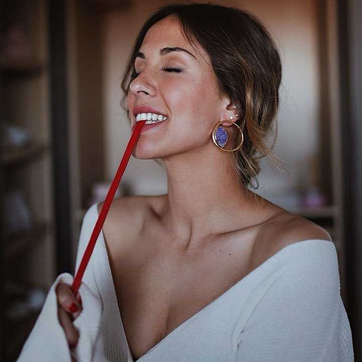 Pendientes Hera Morado