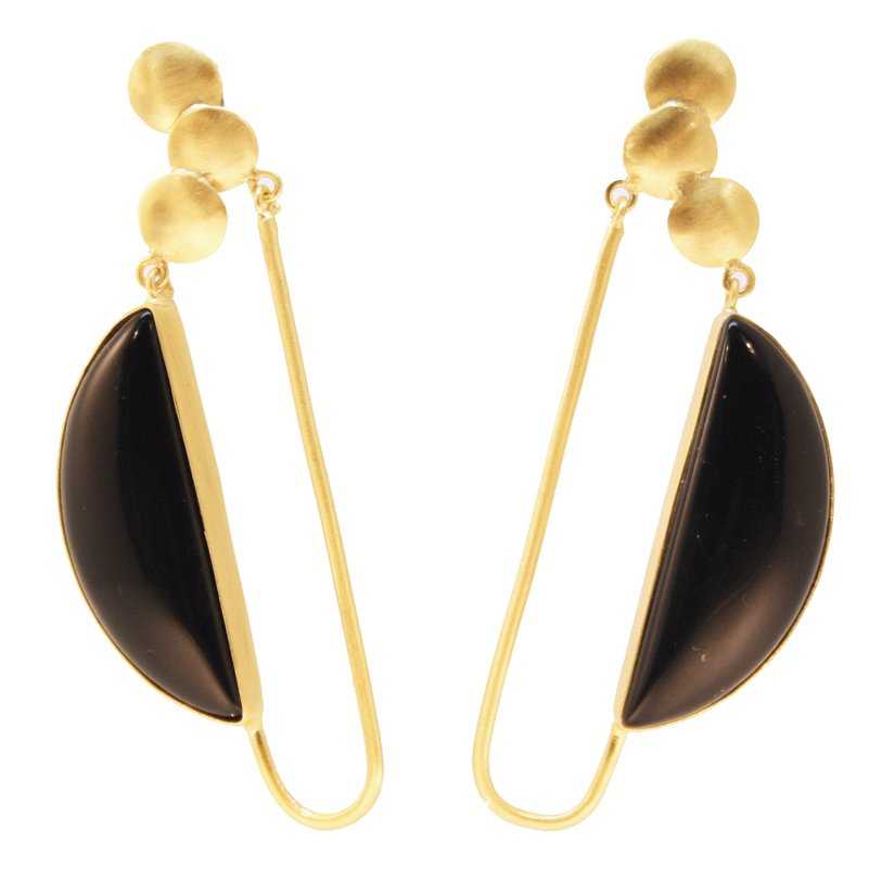 Pendientes Iris Negro