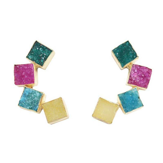 Pendientes Kioto Multicolor Arcoiris