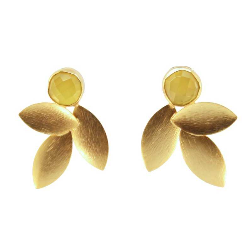 Pendientes Lino Amarillo