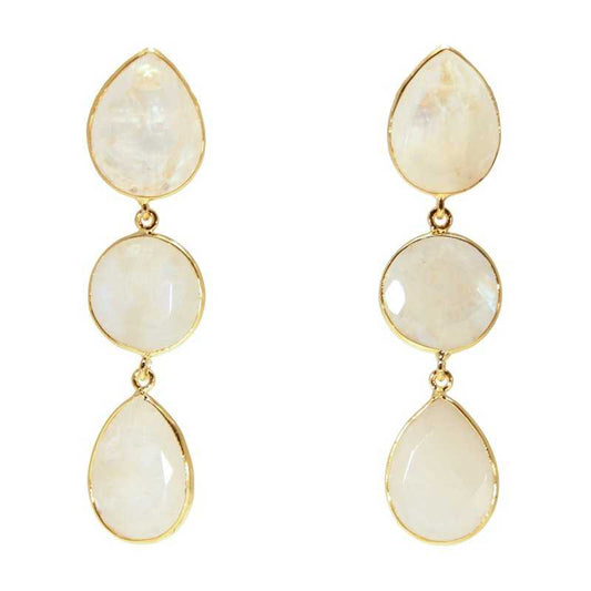 Pendientes Madame Piedra Lunar