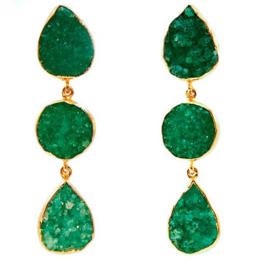 Pendientes Mademoiselle Verde