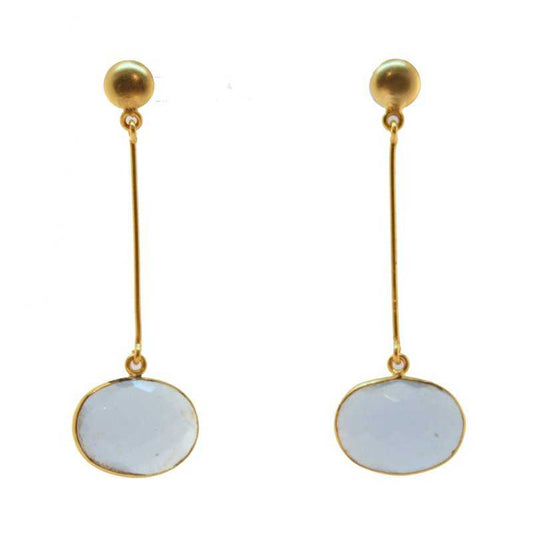 Pendientes Newton Azul claro