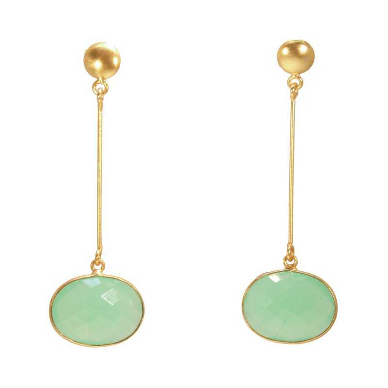 Pendientes Newton Verde agua