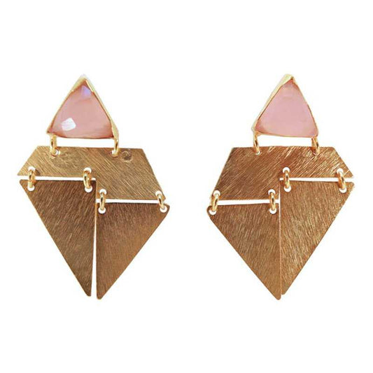 Pendientes Origami Rosa