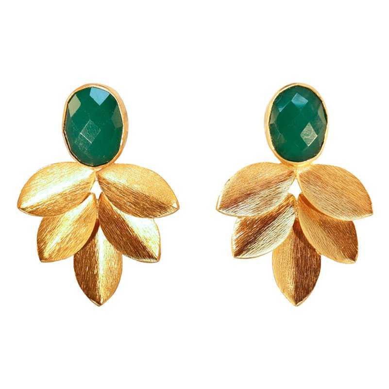 Pendientes Orsay Verde oscuro