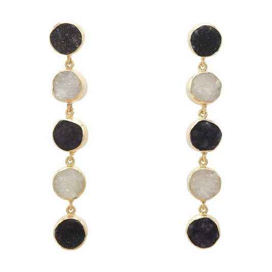 Pendientes Toledo Negro y Blanco