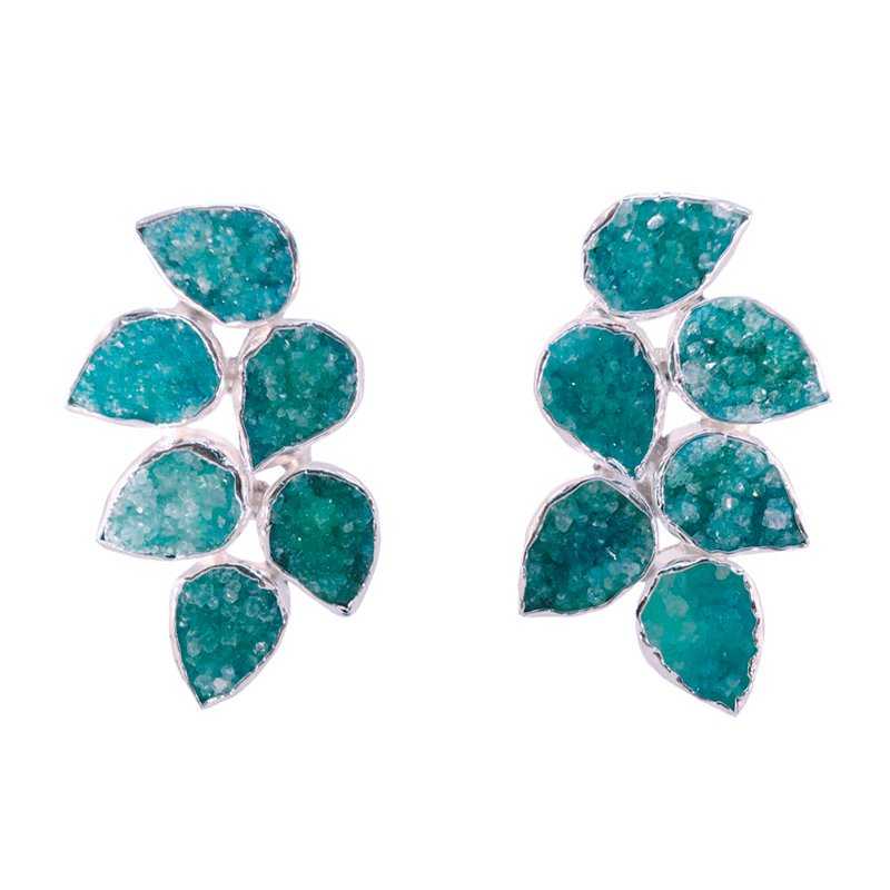 Pendientes Trópico Ed. Limitada Plata Turquesa