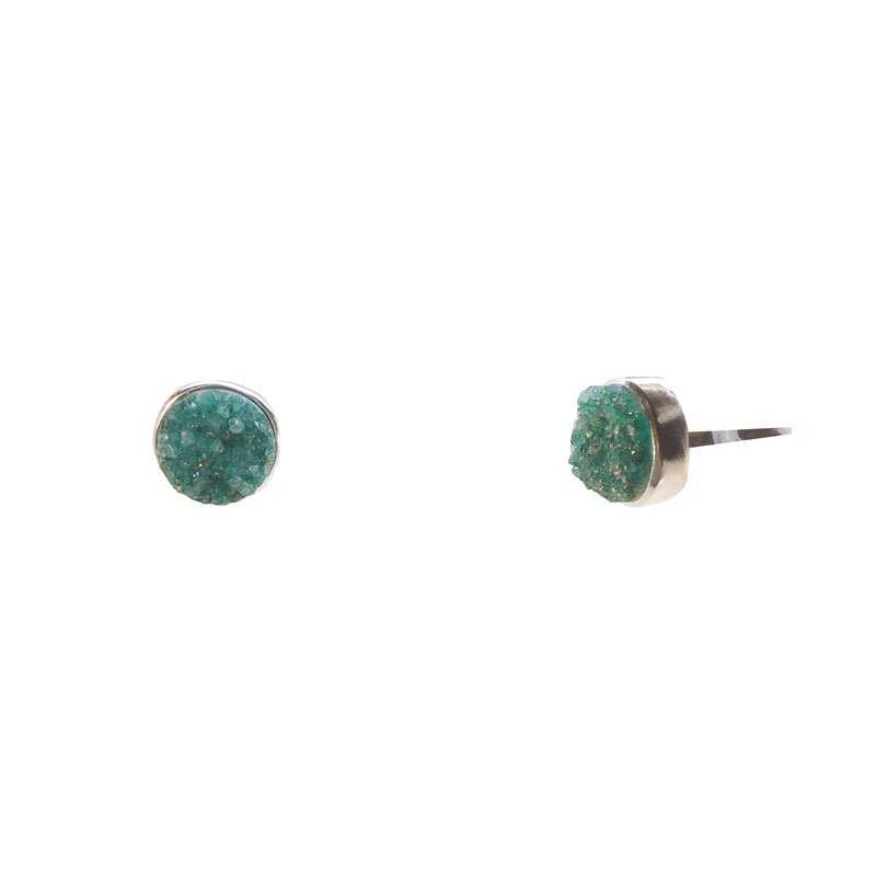 Pendientes Woman Plata Verde