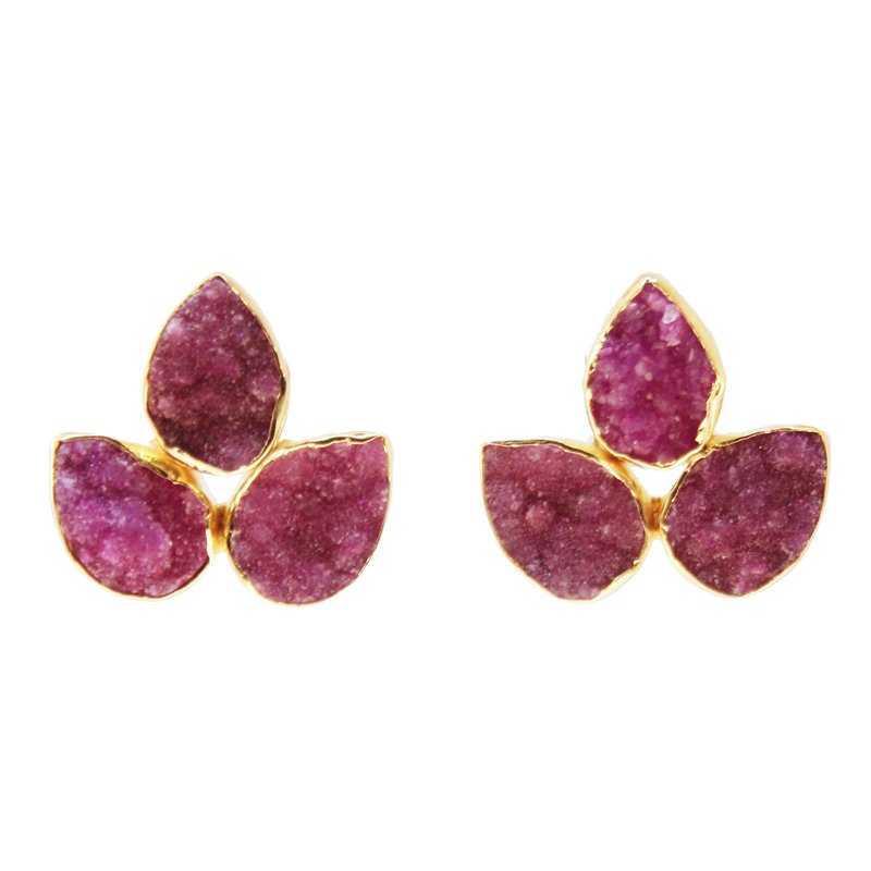 Pendientes Yoga Big Fucsia