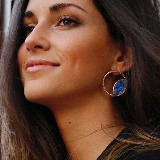 Pendientes Hera Azul