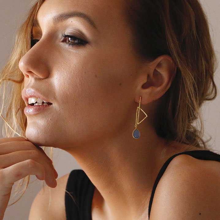 Pendientes Irene Azul