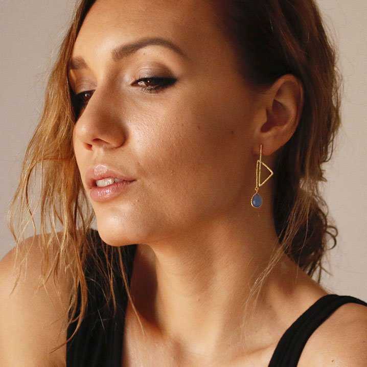 Pendientes Irene Azul