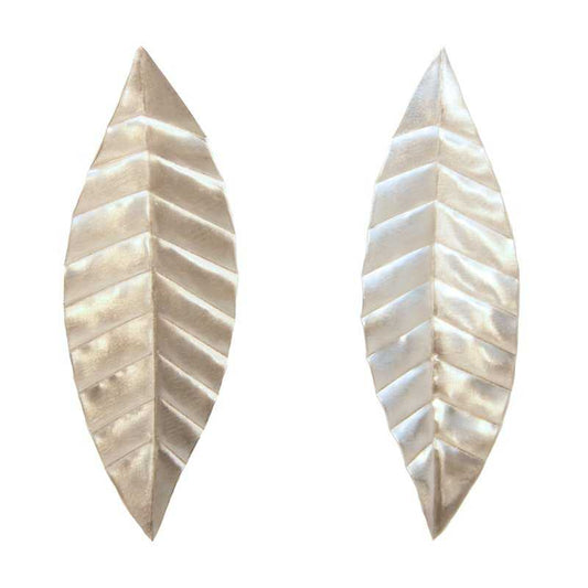 Pendientes Long Leaf Plata