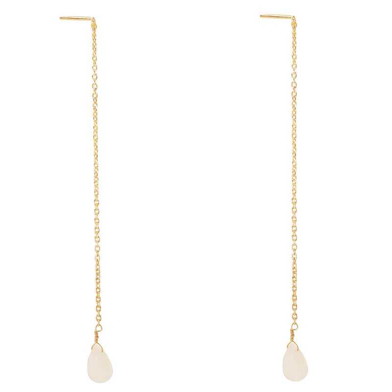 Pendientes Cadena Iconic Blanco