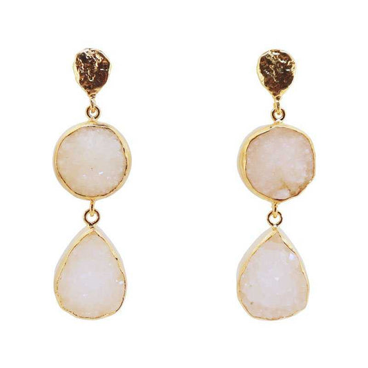 Pendientes Acanthus Blanco