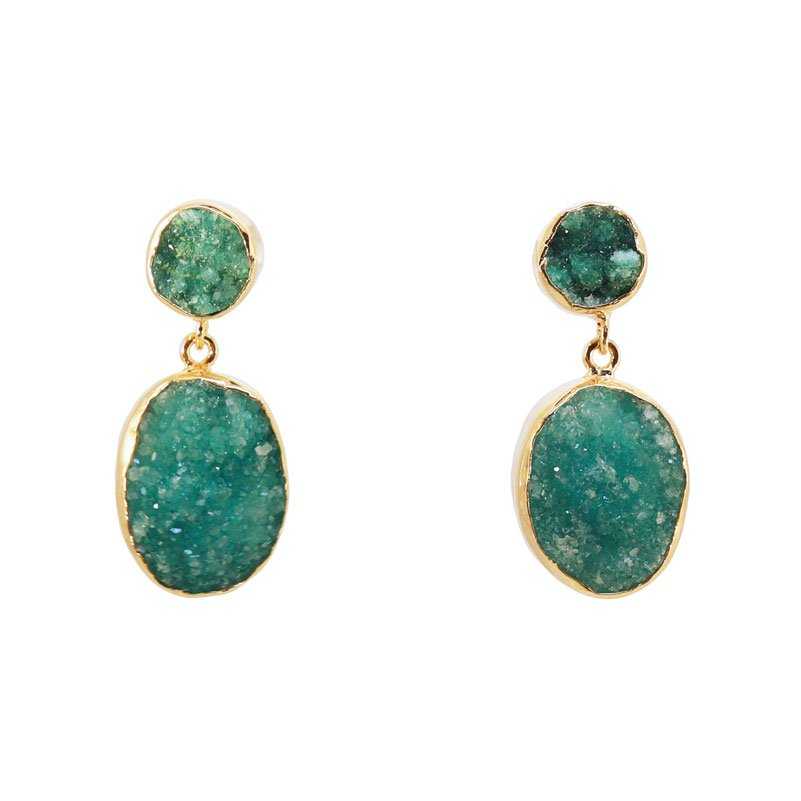 Pendientes Rupia Iconic Verde
