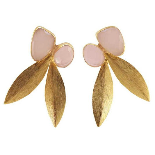 Pendientes Narciso Rosa claro