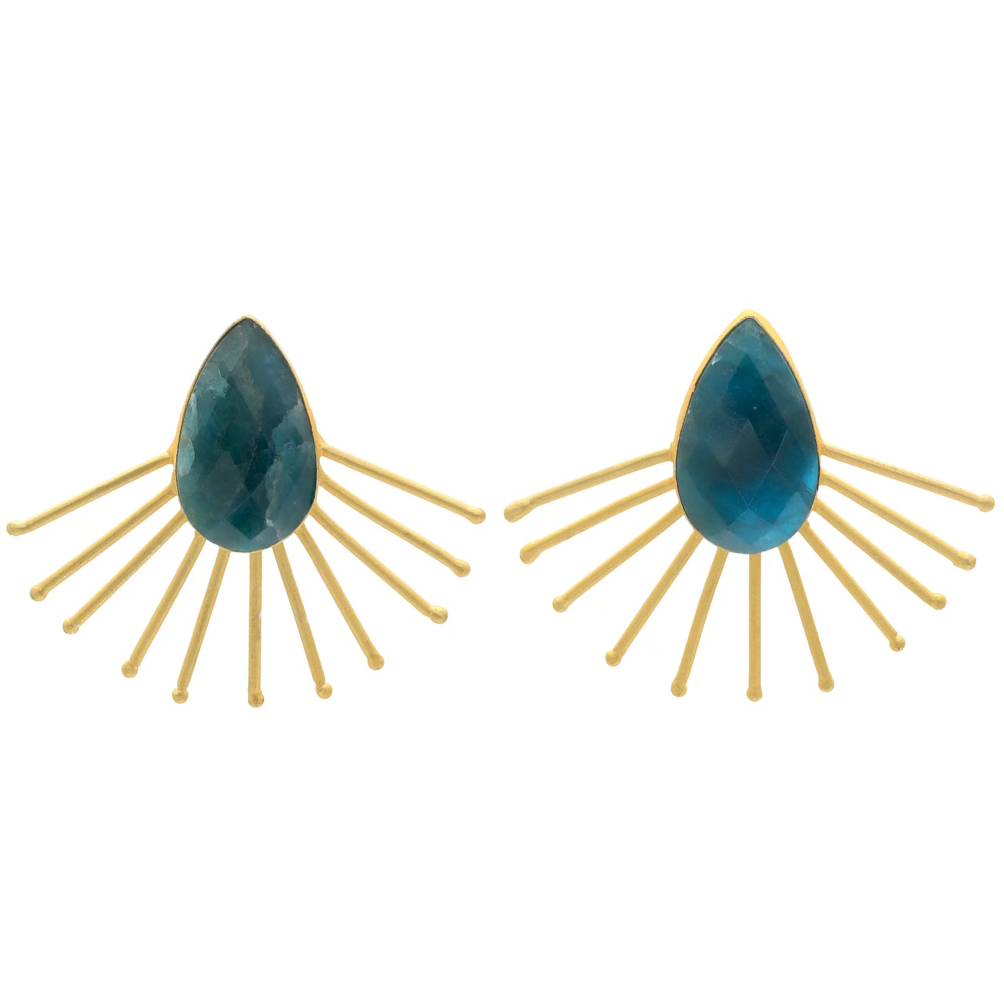 Pendientes Yelena Verde apatita